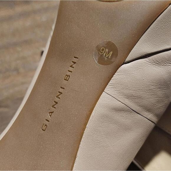 Gianni Bini Neutral High Heel Platform Size 9 - Picture 2 of 9